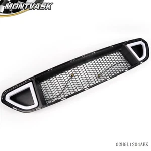 Rejilla de malla superior delantera apta para Ford Mustang 2015 2016 2017 con luz LED DRL - Imagen 1 de 12