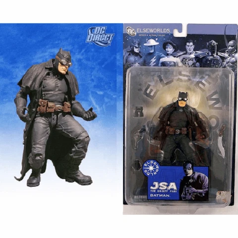 DC Direct Elseworlds Series 4 JSA Liberty Files Batman Action Figure NEW Cover