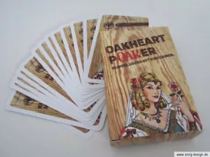 10x BACARDI OAKHEART KARTENSPIELE ROMME SKAT POKER PARTY KARTEN KARTENSPIEL - Bild 1 von 1