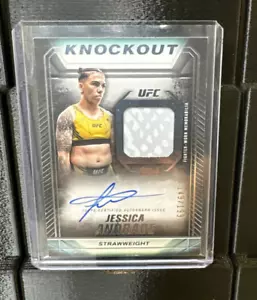 2024 Topps UFC Knockout - Knockout Autograph Relic Jessica Andrade #KAR-JAE /199 - Picture 1 of 2