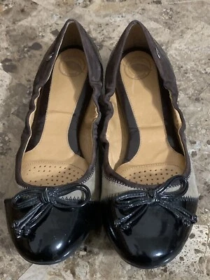 NURTURE ROYA GAMUZA CHAROL BALLET MUJER ZAPATOS PLANOS TALLA 9M Foto 1 de 4