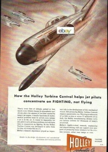 LOCKHEED AIRCRAFT CORP 1954 F-94C STARFIRE HOLLEY VERGASER TURBINENSTEUERUNG AD - Bild 1 von 1