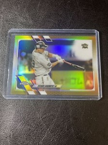 2021 Topps NPB Nippon Pro Baseball Yutaro Sugimoto #128 Gold Refractor /50