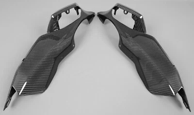 2015-2017 Yamaha FZ-07, MT-07 Rear Side Panels - 100% Carbon Fiber - Image 1 of 4
