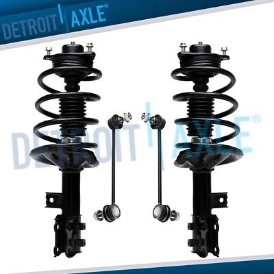 Front Struts w/Coil Springs Assembly + Sway Bars Kit for 2010 - 2013 Kia Forte - Image 1 of 4