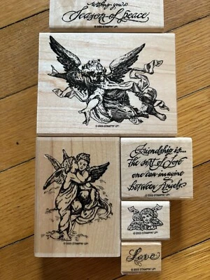 Juego de 6 Stamp’in Up Angelic 2003. Foto 1 de 3