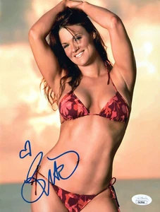 LITA Authentic Hand-Signed "WWE ~ Bikini" 8x10 Photo (JSA COA) - Picture 1 of 2