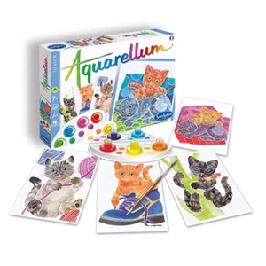 Peinture Aquarellum Junior Chatons (7 Made in France - Sentosphère 6506 - Photo 1/1