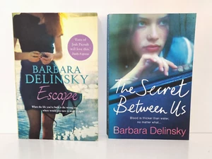 2x Barbara Delinsky Chick Lit Fiction Paperbacks Escape & The Secret Between Us - Picture 1 of 8