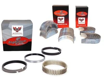 Chevrolet GMC GenIV 6.0 LY6 L76 LS2 Enginetech Rod-Main Bearings - Piston Rings - Image 1 of 4