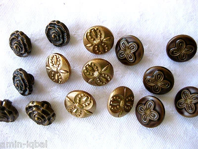 15 Knöpfe, 13 mm,  verschiedene Muster,Muster wählbar  ,K79 - Bild 1 von 2