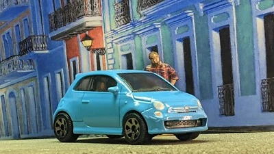 '24 MATCHBOX 2019 FIAT 500 TURBO LOOSE 1:64 ITALIAN ROAD SERIES - Image 1 of 4