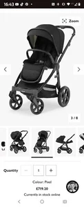 oyster 3 travel system - pram base, car seat, adaptors and toddler attachment - Picture 1 of 10