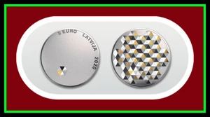 Letonia Letonia 2020 moneda de plata chapada en oro 5 euros a prueba de libertad personal - Imagen 1 de 1