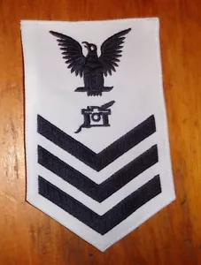 TARIFA USCG, VESTIDO BLANCO, ESPECIALISTA EN ASUNTOS PÚBLICOS, 1A CLASE, E-6 - Imagen 1 de 1