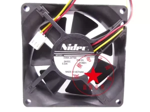1PC NIDEC D08A-24TS5 01B (K) 24V 0.23A 8025 8CM 3-wire inverter cooling fan - Picture 1 of 4