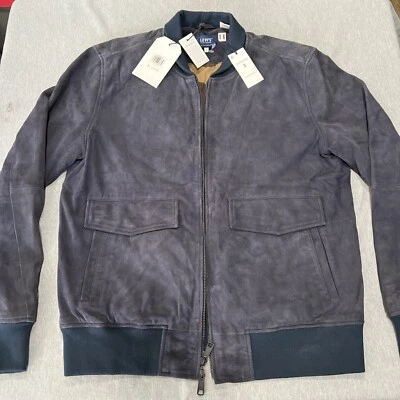 LEVIS MADE AND CRAFTED SUEDE JACKET MADE IN ITALY 🇮🇹 NWT  - Image 1 of 4