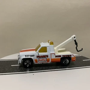 Matchbox #21 GMC Wrecker Tow Truck w/Frank’s 24-HR Towing Livery White 1:72 NRMT - Picture 1 of 22