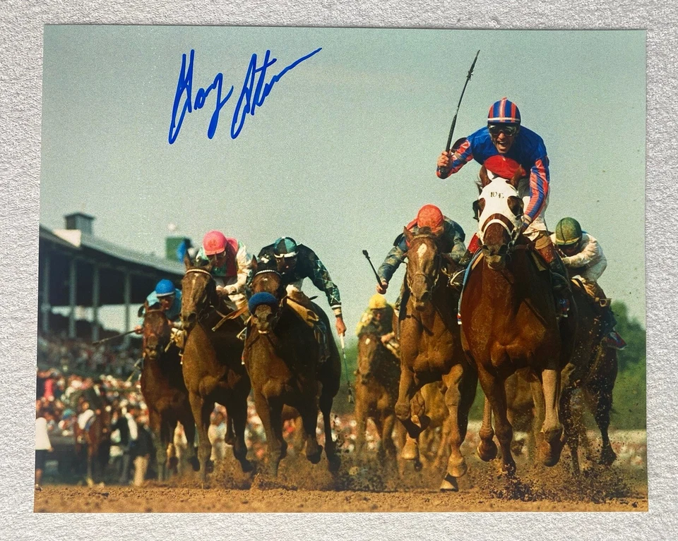 Kentucky Derby 1995 121er autógrafo de Gary Stevens foto 8x10 #2 Thunder Gulch Foto 1 de 1