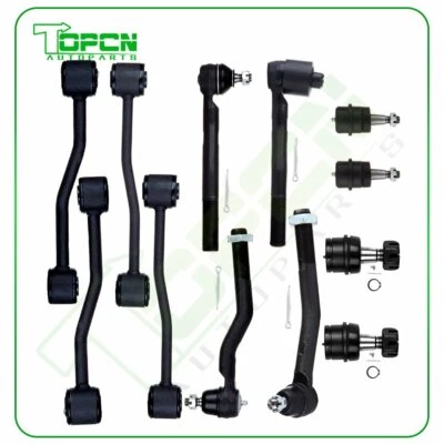12x For 1999-2004 Jeep Grand Cherokee Front Tie Rods Sway Bar Links Ball Joints Foto 1 de 4