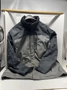 Chaqueta con cremallera 32 Degrees impermeable para hombre negra/gris talla XL - Imagen 1 de 8