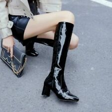 Square Toe Knee High Boots for Women