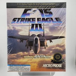 F-15 Strike Eagle III: Ace's Limited Edition, 1992, Big Box, New & Sealed - Picture 1 of 8