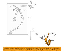 2004 2005 2006 Pontiac GTO interior door lock knob pull OEM LH or RH FC2