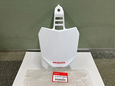 Placa numeradora delantera blanca Honda 2013-2021 CRF50F CRF 50 61140-GEL-A80ZA Foto 1 de 4