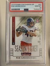 Rob Gronkowski Rookie PSA 10 2015 PANINI CONTENDERS DRAFT PICKS #87 Patriots 