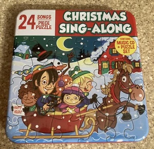 Christmas Sing-Along 24 Songs plus a 24 Piece Puzzle In Tin NIP CD & Puzzle Set - Bild 1 von 9