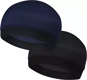 2 Stück Wellenkappen für Männer Seidenstrumpf Wellenmütze gute Kompression Herren Skullies B - Bild 1 von 11