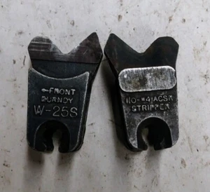 Burndy - W-25S Stripper Die - 1/0-#4 - Used - Picture 1 of 2