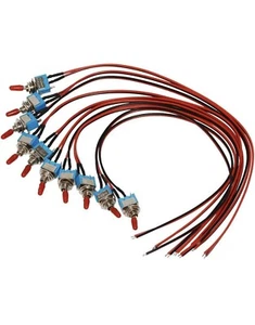 VONVOFF Toggle Switch,ON/Off SPST with Pre-soldered Wires,3v/5v/12v/24v/72v/110v - Picture 1 of 4