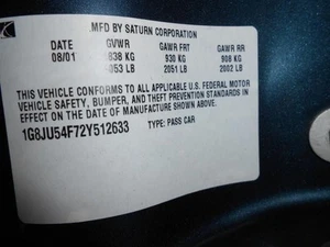 Starter Motor Fits 02 SATURN L SERIES 503995 - Picture 1 of 12