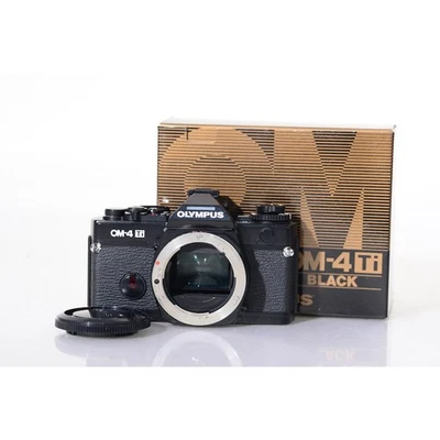 Olympus OM-4 Ti Black Kleinbild-Spiegelreflex-Systemkamera - 35mm SLR Camera  - Bild 1 von 4