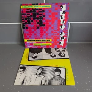 SPLIT ENZ BUNDLE JOB LOT 2 x 7" VINYL SINGLES I GOT YOU BOTH VINYL VG - Picture 1 of 10