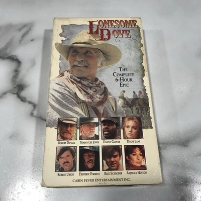 Lonesome Dove (VHS, 1992) The Complete 6-Hour Epic Robert Duvall Tommy Lee Jones - Image 1 of 4