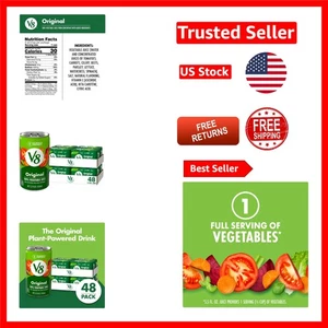 48er-Pack 100 % Gemüsesaft, 5,5 flüssige Unzen Dosen - erfrischend & nahrhaft - Bild 1 von 8
