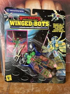 Masterbotix Winged-bots 1992 Avispa Nuevo de Lote Antiguo Embalaje Dañado - Imagen 1 de 4