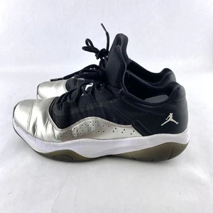 Nike Air Jordan 11 CMFT Low White Black Metallic Silver Women Size 9 DV2629-001 - Picture 1 of 7