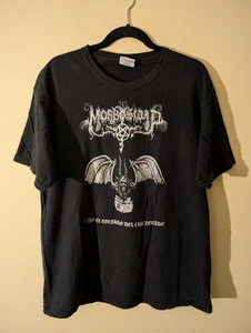 Vintage Morbosidad Bajo El Egendro Del Crucificado War Metal T Shirt Size Large - Bild 1 von 8