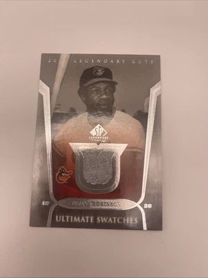 Muestras definitivas SP Legendary Cuts 2004 Frank Robinson #US-FR HOF Orioles, Rojos Foto 1 de 3