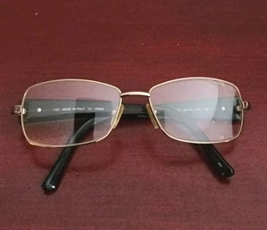 MARCO DE GAFAS FENDI F933 54O15 209 135 MARRÓN DORADO. HECHO EN ITALIA  - Imagen 1 de 9
