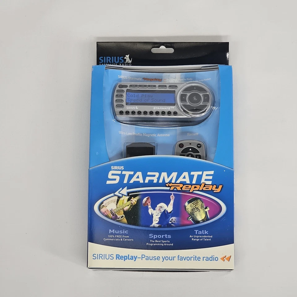 NUEVO Receptor de Reproducción Sirius Starmate y Kit de Coche ST2 XM Radio Satelital con Control Remoto Foto 1 de 1