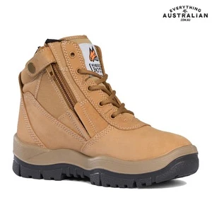 Mongrel 961050 Non-Safety ZipSider Boot Wheat - Picture 1 of 6
