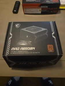 NEW MSi MAG A650BN NA 80 Plus Bronze 650W Fully Modular Power Supply - Bild 1 von 2