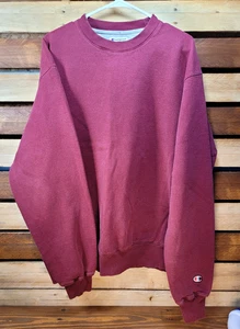 Champion Eco Authentic Pullover Sweatshirt Herren Gr. Large Logo Ärmel - Bild 1 von 6