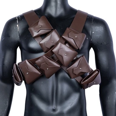 Cinto cosplay Star Wars Jawa bandoleiros bolsas de ombro acessório fantasia Halloween - Imagem 1 de 4