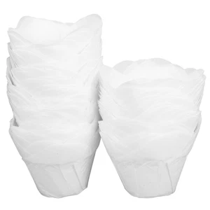 100pcs Lotus Style Baking Cups Cupcake Liners Cupcake Baking Cups Muffin Liners - Picture 1 of 12